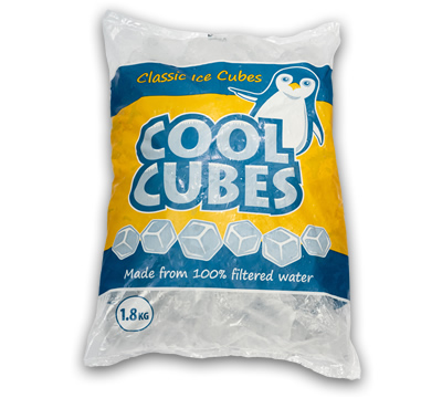Cool Cubes - Classic Ice Cubes - 1.8Kg Bag